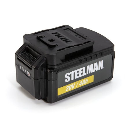 Steelman Replacement 20V 4Ah Rechargeable Li-Ion Battery Pack with LED Charge Indicator 60865